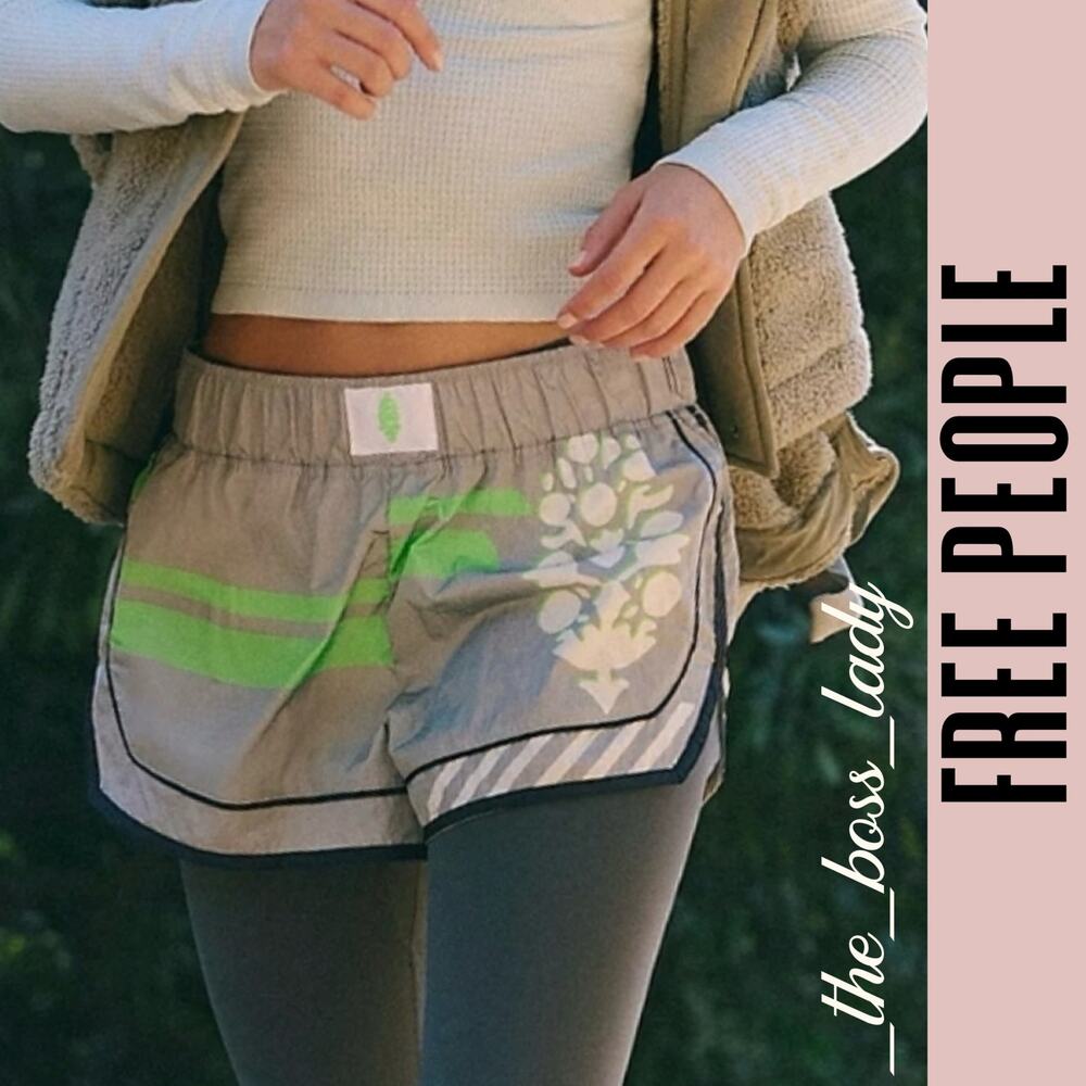 Free People shorts activewear hiking running Movement gym workout Small